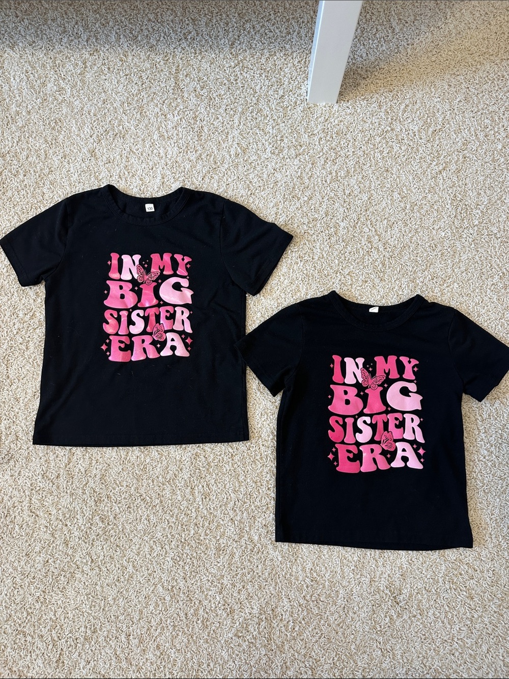 Two “In My Big Sister Era” Shirts
